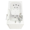 Ella Mobile 26"x45 Acrylic Air and Hydro Massage Walk-In Bathtub with Right Outward Swing Door, 2 Piece Fast Fill Faucet, 2"  Drain 10