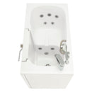 Ella Mobile 26"x45 Acrylic Hydro Massage Walk-In Bathtub with Right Outward Swing Door, 2 Piece Fast Fill Faucet, 2"  Drain 10