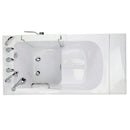 Ella Monaco 32"x52" Acrylic Soaking Walk-In-Bathtub, Right Outward Swing Door, 5 Piece Fast Fill Faucet, 2" Dual Drain 12