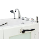 Ella Monaco 32"x52" Acrylic Soaking Walk-In-Bathtub, Right Outward Swing Door, 5 Piece Fast Fill Faucet, 2" Dual Drain 13