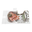 Ella Peitite 28"x52" Acrylic Air and Hydro Massage Walk-In Bathtub with Left Inward Swing Door, 5 Piece Fast Fill Faucet, 2" Dual Drain 9