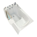 Ella Peitite 28"x52" Acrylic Hydro Massage Walk-In Bathtub with Left Inward Swing Door, Heated Seat, 5 Piece Fast Fill Faucet, 2" Dual Drain 2