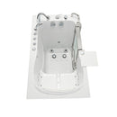 Ella Peitite 28"x52" Acrylic Air and Hydro Massage Walk-In Bathtub with Right Inward Swing Door, 5 Piece Fast Fill Faucet, 2" Dual Drain 3