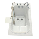 Ella Peitite 28"x52" Acrylic Soaking Walk-In-Bathtub, Left Inward Swing Door, Heated Seat,  5 Piece Fast Fill Faucet, 2" Dual Drain 3