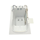 Ella Peitite 28"x52" Acrylic Soaking Walk-In-Bathtub, Right Inward Swing Door, Heated Seat,  5 Piece Fast Fill Faucet, 2" Dual Drain 3