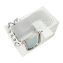 Ella Peitite 28"x52" Acrylic Hydro Massage Walk-In Bathtub with Left Inward Swing Door, Heated Seat, 5 Piece Fast Fill Faucet, 2" Dual Drain 4