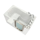 Ella Peitite 28"x52" Acrylic Hydro Massage Walk-In Bathtub with Right Inward Swing Door, 5 Piece Fast Fill Faucet, 2" Dual Drain 4