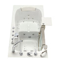 Ella Peitite 28"x52" Acrylic Air and Hydro Massage Walk-In Bathtub with Left Inward Swing Door, 5 Piece Fast Fill Faucet, 2" Dual Drain 5