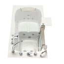 Ella Peitite 28"x52" Acrylic Hydro Massage Walk-In Bathtub with Left Inward Swing Door, Heated Seat, 5 Piece Fast Fill Faucet, 2" Dual Drain 5