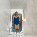 Ella Peitite 28"x52" Acrylic Soaking Walk-In-Bathtub, Left Inward Swing Door, 5 Piece Fast Fill Faucet, 2" Dual Drain 8