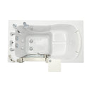 Ella Peitite 28"x52" Acrylic Soaking Walk-In-Bathtub, Left Inward Swing Door, Heated Seat,  5 Piece Fast Fill Faucet, 2" Dual Drain 6