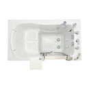 Ella Peitite 28"x52" Acrylic Soaking Walk-In-Bathtub, Right Inward Swing Door, Heated Seat,  5 Piece Fast Fill Faucet, 2" Dual Drain 6