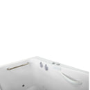 Ella Shak 36"x72" Acrylic Air and Hydro Massage w/ Independent Foot Massage Walk-In Bathtub , Left Outward Swing Door, 2" Dual Drain 3