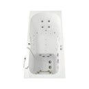 Ella Shak 36"x72" Acrylic Air and Hydro Massage w/ Independent Foot Massage Walk-In Bathtub , Left Outward Swing Door, 2" Dual Drain, Heated Seat and Backrest 5