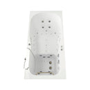 Ella Shak 36"x72" Acrylic Air and Hydro Massage w/ Independent Foot Massage Walk-In Bathtub , Right Outward Swing Door, 2" Dual Drain 5