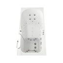 Ella Shak 36"x72" Acrylic Air and Hydro Massage w/ Independent Foot Massage Walk-In Bathtub , Right Outward Swing Door, 2" Dual Drain, Heated Seat and Backrest 5