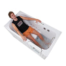 Ella Shak 36"x72" Acrylic Air and Hydro Massage w/ Independent Foot Massage Walk-In Bathtub , Right Outward Swing Door, 2" Dual Drain, Heated Seat and Backrest