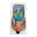 Ella Shak 36"x72" Acrylic Air and Hydro Massage w/ Independent Foot Massage Walk-In Bathtub , Right Outward Swing Door, 2" Dual Drain, Heated Seat and Backrest 2