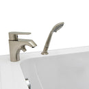 Ella Peitite 28"x52" Acrylic Soaking Walk-In-Bathtub, Left Inward Swing Door, Heated Seat,  2 Piece Fast Fill Faucet, 2" Dual Drain 12