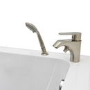 Ella Royal 32"x52" Acrylic Soaking Walk-In-Bathtub, Right Inward Swing Door, 2 Piece Fast Fill Faucet, 2" Dual Drain 12