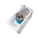 Ella Wheelchair Transfer 30"x60" Acrylic Soaking Walk-In-Bathtub, Right Outward Swing Door, Heated Seat,  5 Piece Fast Fill Faucet, 2" Dual Drain 8