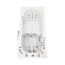 Ella Wheelchair Transfer 30"x60" Acrylic Hydro Massage Walk-In Bathtub with Right Outward Swing Door, Heated Seat, 5 Piece Fast Fill Faucet, 2" Dual Drain 11