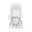 Ella Wheelchair Transfer 30"x60" Acrylic Air and Hydro Massage Walk-In Bathtub with Right Outward Swing Door, 5 Piece Fast Fill Faucet, 2" Dual Drain 11