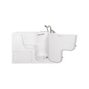 Ella Wheelchair Transfer 30"x60" Acrylic Hydro Massage Walk-In Bathtub with Right Outward Swing Door, 5 Piece Fast Fill Faucet, 2" Dual Drain