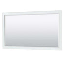 Deborah 60 Inch Double Bathroom Vanity in White - 62