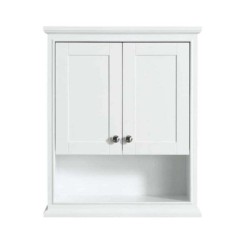 Deborah Bathroom Wall-Mounted Storage Cabinet in White - 3