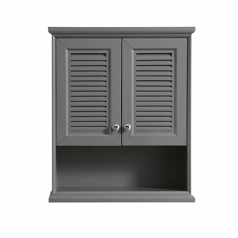 Tamara Wall-Mounted Storage Cabinet in Dark Gray - 3
