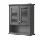 Tamara Wall-Mounted Storage Cabinet in Dark Gray