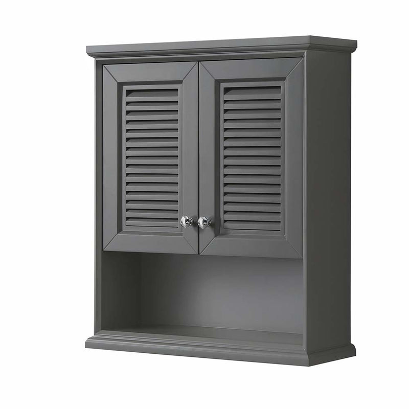 Tamara Wall-Mounted Storage Cabinet in Dark Gray