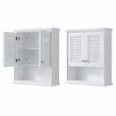 Tamara Wall-Mounted Storage Cabinet in White - 4