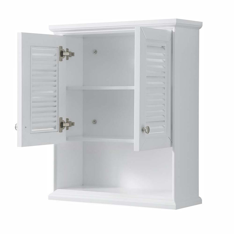 Tamara Wall-Mounted Storage Cabinet in White - 2