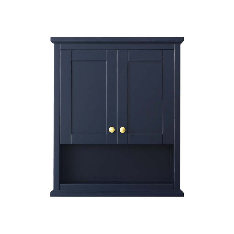 Avery Wall-Mounted Bathroom Storage Cabinet in Dark Blue - 3