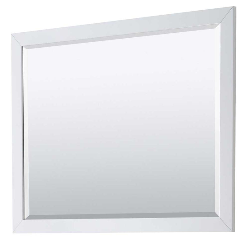 Daria 48 Inch Single Bathroom Vanity in White - Polished Chrome Trim - 48