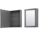 Daria 80 Inch Double Bathroom Vanity in Dark Gray - 71