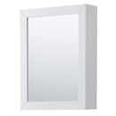 Daria 72 Inch Double Bathroom Vanity in White - Polished Chrome Trim - 90