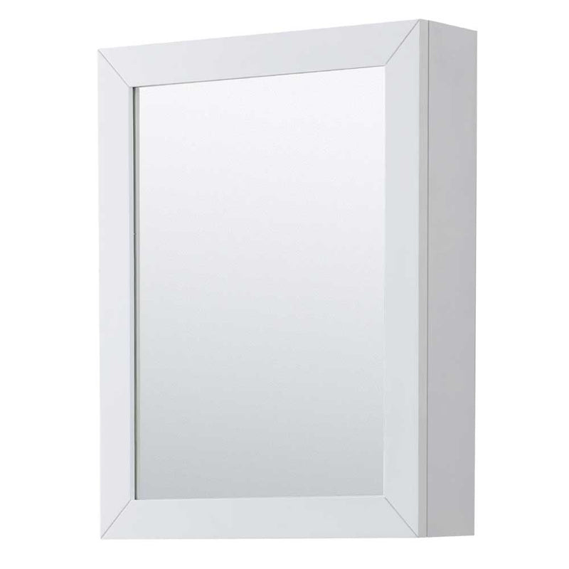 Daria 36 Inch Single Bathroom Vanity in White - Polished Chrome Trim - 22