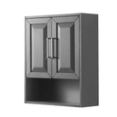 Daria Wall-Mounted Storage Cabinet in Dark Gray