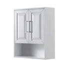 Daria Wall-Mounted Storage Cabinet in White