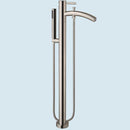 Taron Modern-Style Bathroom Tub Filler (Floor-mounted) in Brushed Nickel