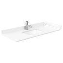 Avery 48 Inch Single Bathroom Vanity in White - Polished Chrome Trim - 34