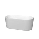 Ursula 59 Inch Freestanding Bathtub in Matte White