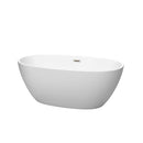 Juno 59 Inch Freestanding Bathtub in Matte White