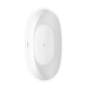 Juno 63 Inch Freestanding Bathtub in Matte White - 24