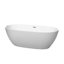 Juno 67 Inch Freestanding Bathtub in Matte White