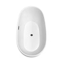 Juno 67 Inch Freestanding Bathtub in Matte White - 8