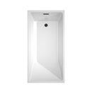 Hannah 59 Inch Freestanding Bathtub in White - 3